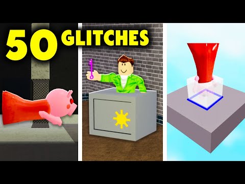 50 PIGGY GLITCHES in PIGGY in Roblox!