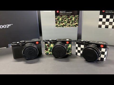 Leica D-Lux 7 Full Limited Edition Set - Vans x 007 James Bond x Bape Bathing Ape