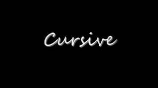 Cursive Escape Artist (Lyrics)