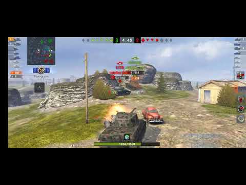 AMX M4 45 _ 1.1k damage _ 3 kills : World Of Tanks Blitz.