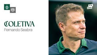 🎙️ COLETIVA | Coritiba 0x1 RB Bragantino | Entrevista com o técnico Fernando Seabra.