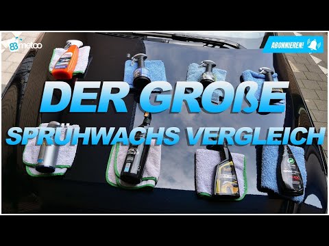 Sprühwachs Vergleich 2022! ADBL Synthetic Spray Wax - Sonax Spray Versiegelung - Dr. Wack Spray Wax
