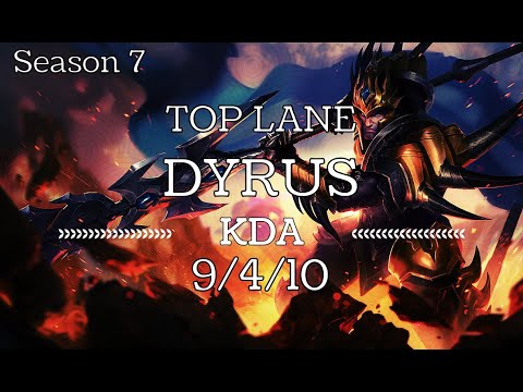 Dyrus - Jarvan IV vs Fiora - NA - Gameplay Highlight 7.18