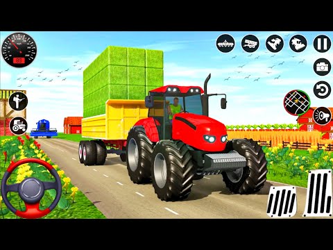 Real Tractor Games 2026 | Modern Farm Tractor Driving Video Game | Android GamePlay