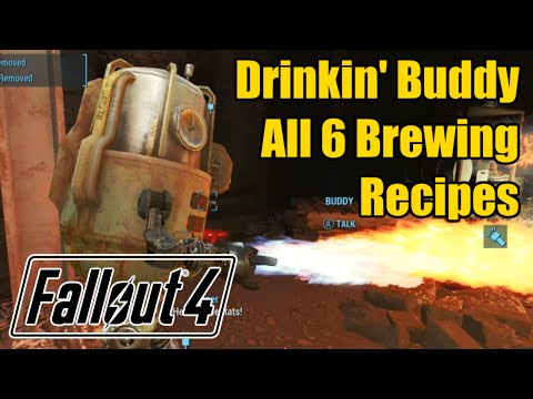 Alle Drinkin‘ Buddy-Rezepte – Gwinnett Ale, Brew, Lager, Pale, Pilsner, Stout – Fallout 4