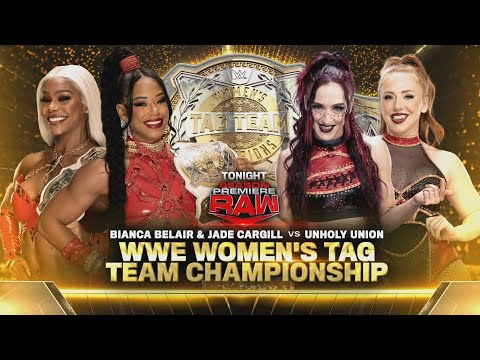 Bianca Belair & Jade Cargill vs Unholy Union: Raw, Sep. 9, 2024