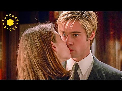 An Unexpected First Kiss (Brad Pitt, Claire Forlani) | Meet Joe Black