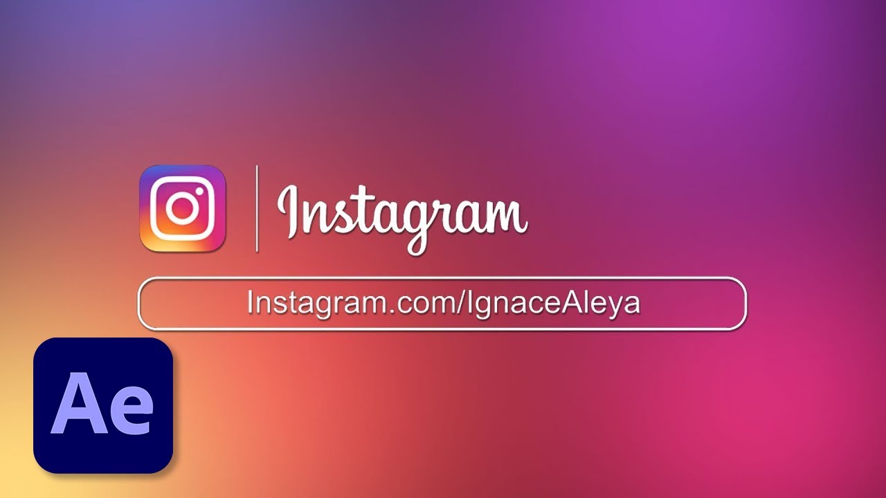How To Create a Social Media Lower Thirds in After Effects