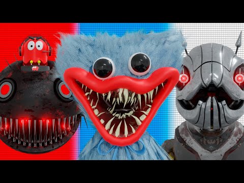 Pacman Adventures Compilation #8 - Huggy Wuggy is SCARY!