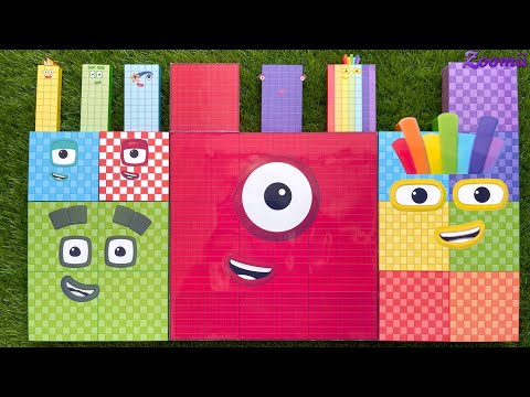 Looking for Numberblocks Puzzle Tetris NEW 1000 vs700 Space ASMR - Numberblocks Satisfying Video #78