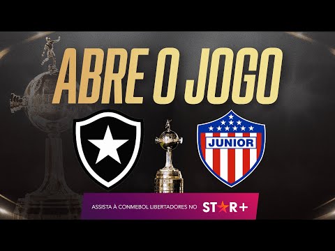 BOTAFOGO X JUNIOR pela Conmebol Libertadores - Abre o jogo AO VIVO E COM IMAGENS
