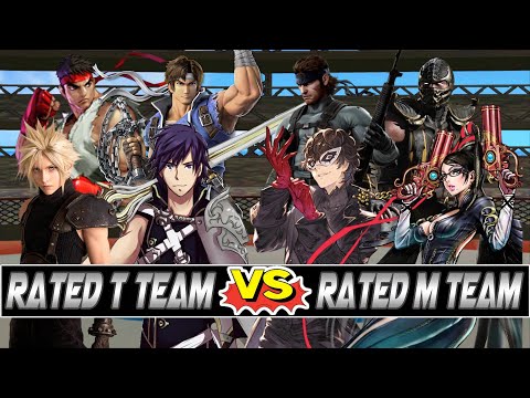 M.U.G.E.N. Battles | Chrom/Ryu/Cloud Strife/Richter vs Joker/Bayonetta/Solid Snake/Scorpion