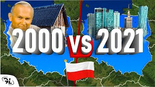 Porównanie POLSKI 2000 vs 2021 - Jak bardzo zmienił się nasz kraj?