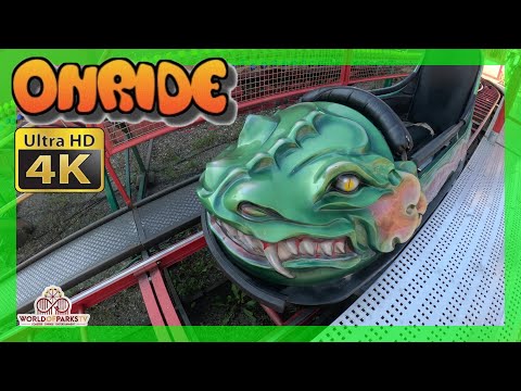 Freizeitland Geiselwind Drachenhöhle (Onride POV) Achterbahn – Roller Coaster – Zierer – Black Hole