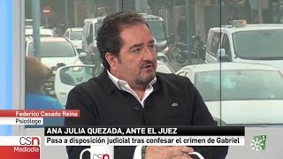 Federico Casado Reina como Psicólogo en Canal Sur Noticias - 14/03/2018