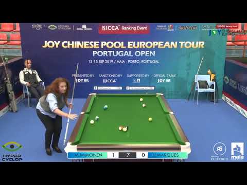 Mika Immonen VS Helena Marques - Stage 1 - 2019 Joy Chinese Pool Euro Tour Portugal Open