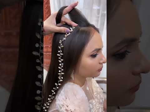 New Bridal Makeup & Hairstyle Look 2023 #reels #Shorts #instagram #Bride #mua #makeup #hairstyle