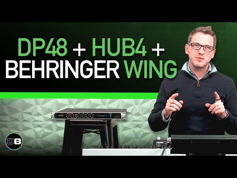 Using the Midas HUB4 + Midas DP48 + Behringer Wing