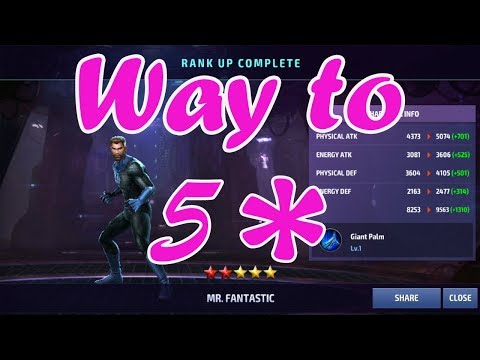 marvel future fight epic quest fantastic Four ( way to 5 * )
