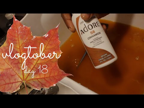 VLOGTOBER2019 || Day 18 || Finally dying my hair
