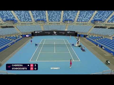 Lizette Cabrera vs Yuliia Starodubtseva R32 W75 Sydney 17 November 2025 Australia