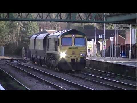 66555 Through Hereford On The 6m04 Portbury Rugeley Loaded Coal 3 12 12