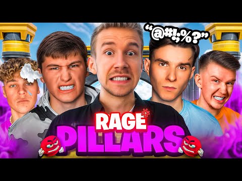 FORTNITE PILLARS MIT YOUTUBERN ESKALIERT 🤬 (es ist eskaliert...)