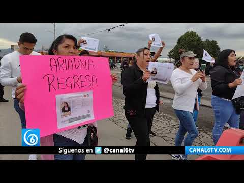 Video: Familiares de Ariadna Rivera, protestan en la carretera Federal México Cuautla, exigen que aparezca