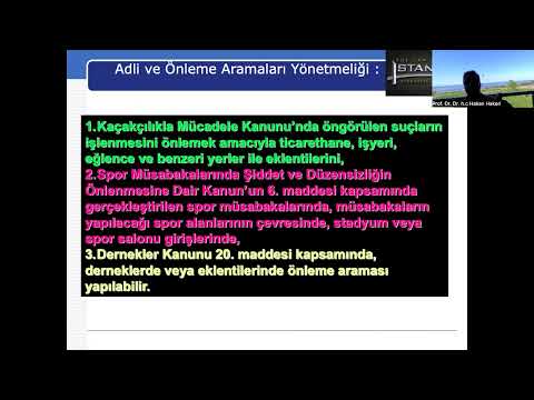 Attorney Prof. Dr. Dr.h.c.Hakan Hakeri: Criminal Procedure Law-16: Search