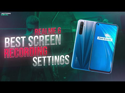 REALME 6 BEST SCREEN RECORDING SETTINGS 🔥