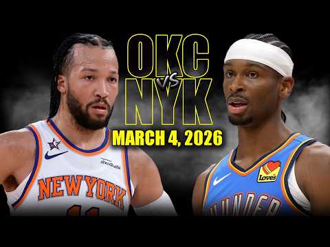 Oklahoma City Thunder vs New York Knicks Full Game Highlights – March 4, 2026 | NBA Season
