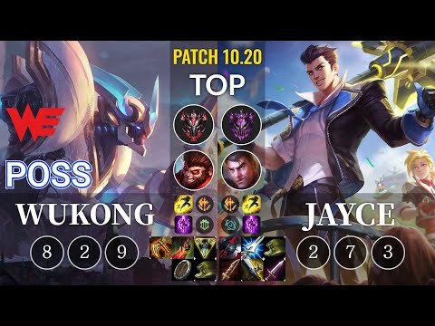 WE Poss Wukong vs Jayce Top - KR Patch 10.20