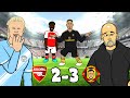 Football REACTS To Arsenal 2 3 Manchester United