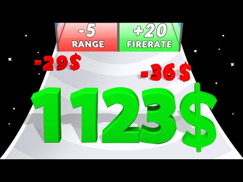 DIGIT SHOOTER 3D: Number Game Race 'Level Up' (Max Level, Freeplay)