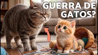 5 DICAS para Apresentar um GATINHO a um GATO IDOSO👴🏻👶🏻 (Apresentando um gato idoso a um gatinho)