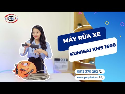 REVIEW Máy rửa xe gia đình Kumisai KMS1600