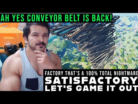 Satisfactory I Built a Fully Vertical Factory That's a 100% Total Nightmare reaction