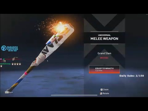 When a Movement Player Unlocks The Bat Heirloom...