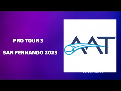 Final del AAT PRO TOUR 3 en el Club San Fernando entre Alejo Vilaro y Tomas Farjat.