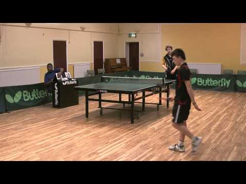 Table Tennis - Reading Junior Masters Runners up Final - OLOP Club 15 Apr 2012
