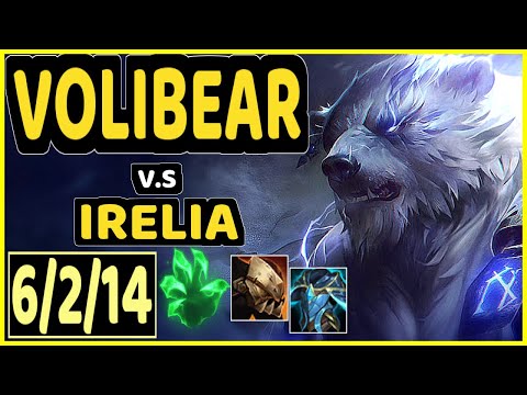 BROKEN BLADE (VOLIBEAR) vs IRELIA - 6/2/14 KDA TOP GAMEPLAY - EUW Ranked DIAMOND