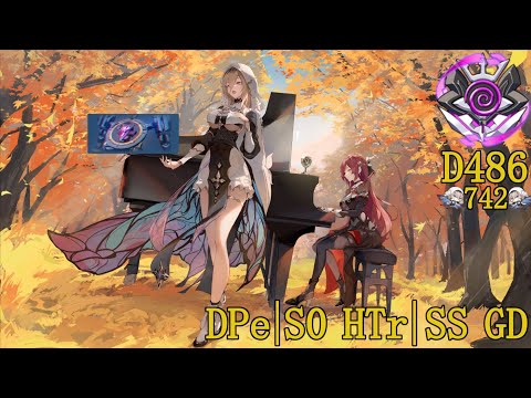 Nirvana Abyss D486: Nihilius Husk Paralyze [742] - DPe[S0] HTr[SS] GD[SSS], 4*Kia - Honkai Impact