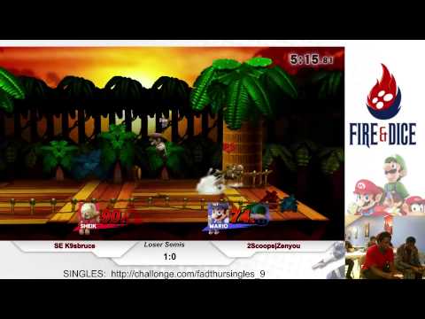 Fire&Dice Thursday #9 - SE K9sbruce vs Zenyou - Smash Wii U LSF