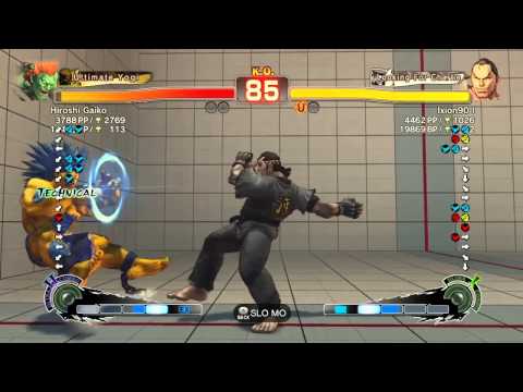 SSF4 AE 2012: Hiroshi Gaiko (Blanka) vs Ixion90 I (Dan)
