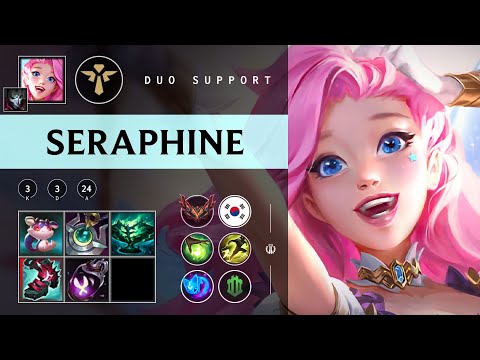 Seraphine Support vs Alistar - KR Grandmaster Patch 25.23