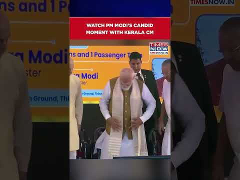 PM Modi's Gesture Towards Kerala CM Pinarayi Vijayan, Candid Moment Draw Attention Watch #shorts