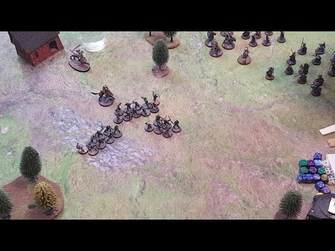 LIVE Batrep Azog's Hunters vs Mirkwood