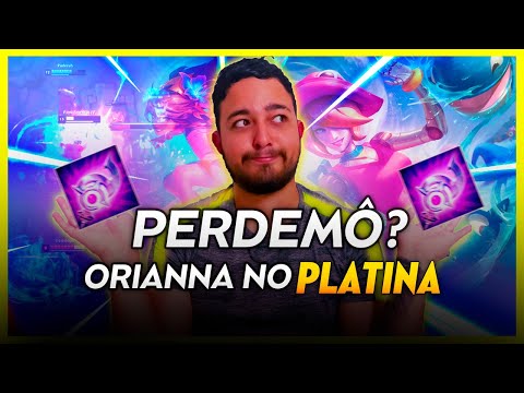 TREINANDO COM ORIANNA | PARTIDA NO PLATINA LEAGUE OF LEGENDS | RUMO AO DIAMANTE | DUO PADERUH