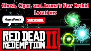 Ghost, Cigar, and Acuna’s Star Orchid Locations RDR2 #videogames #gaming #tutorial