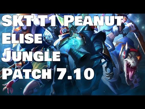 SKT T1 Peanut - Elise vs Zac Patch 7.10
